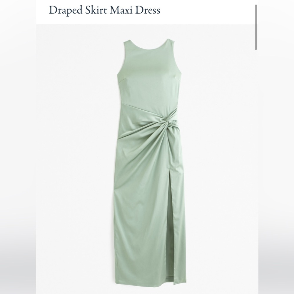 Abercrombie Draped Skirt Maxi Dress